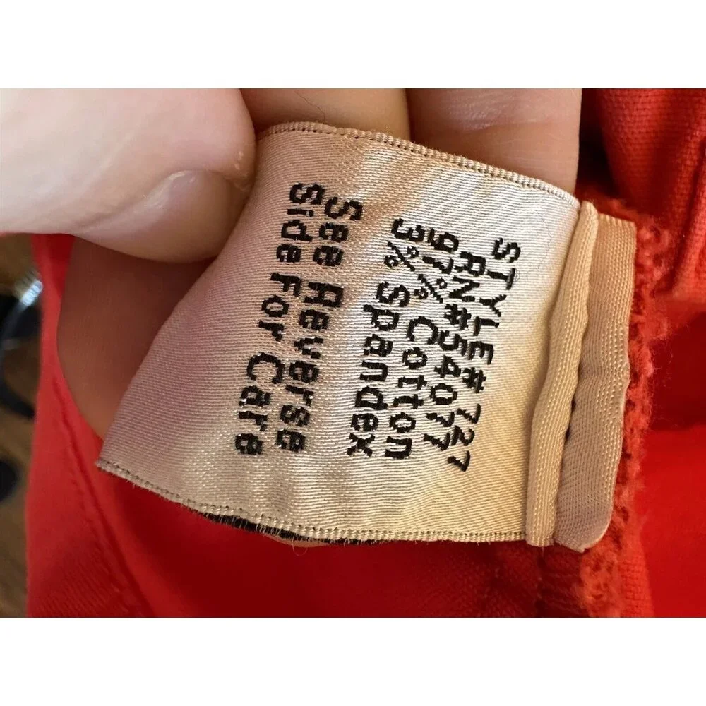 CAbi 727 Taylor‎ Ruffle Back Jacket In Lobster Medium Pockets - Picture 13 of 13